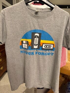 Gray "Never Forget" Pampling boy shirt